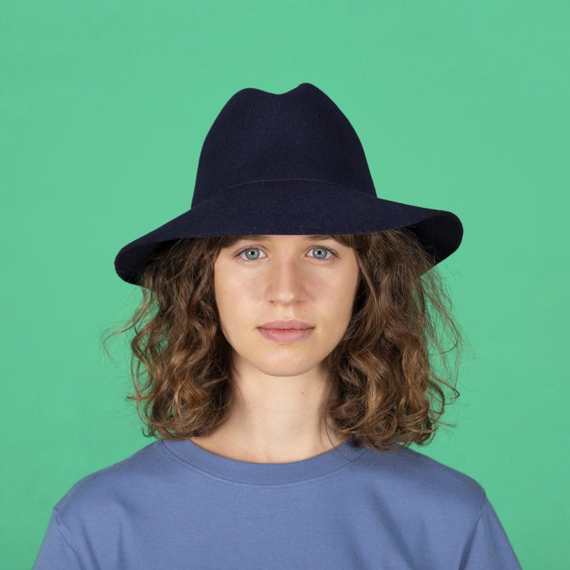 Woollen Velours Hat “Casablanca” – Kopka Accessories